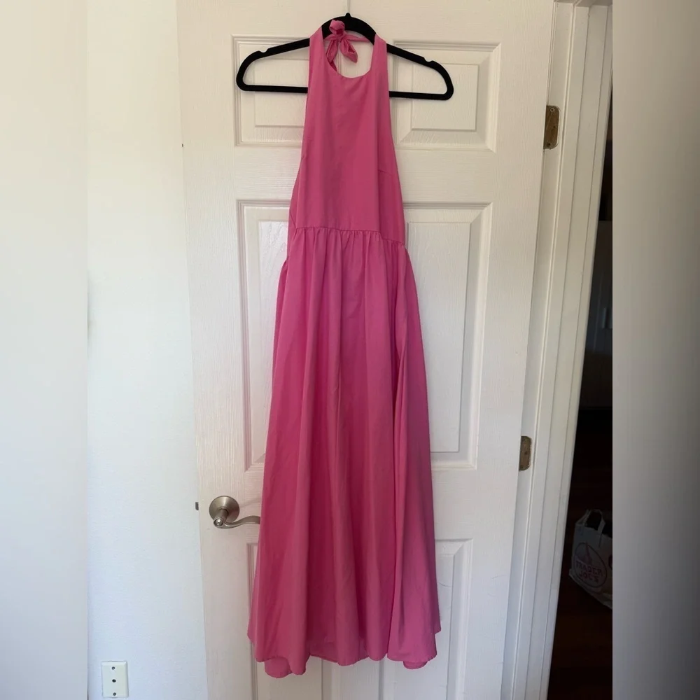 New Zara Elegant Pink Sleeveless Dress - Picture 2 of 10